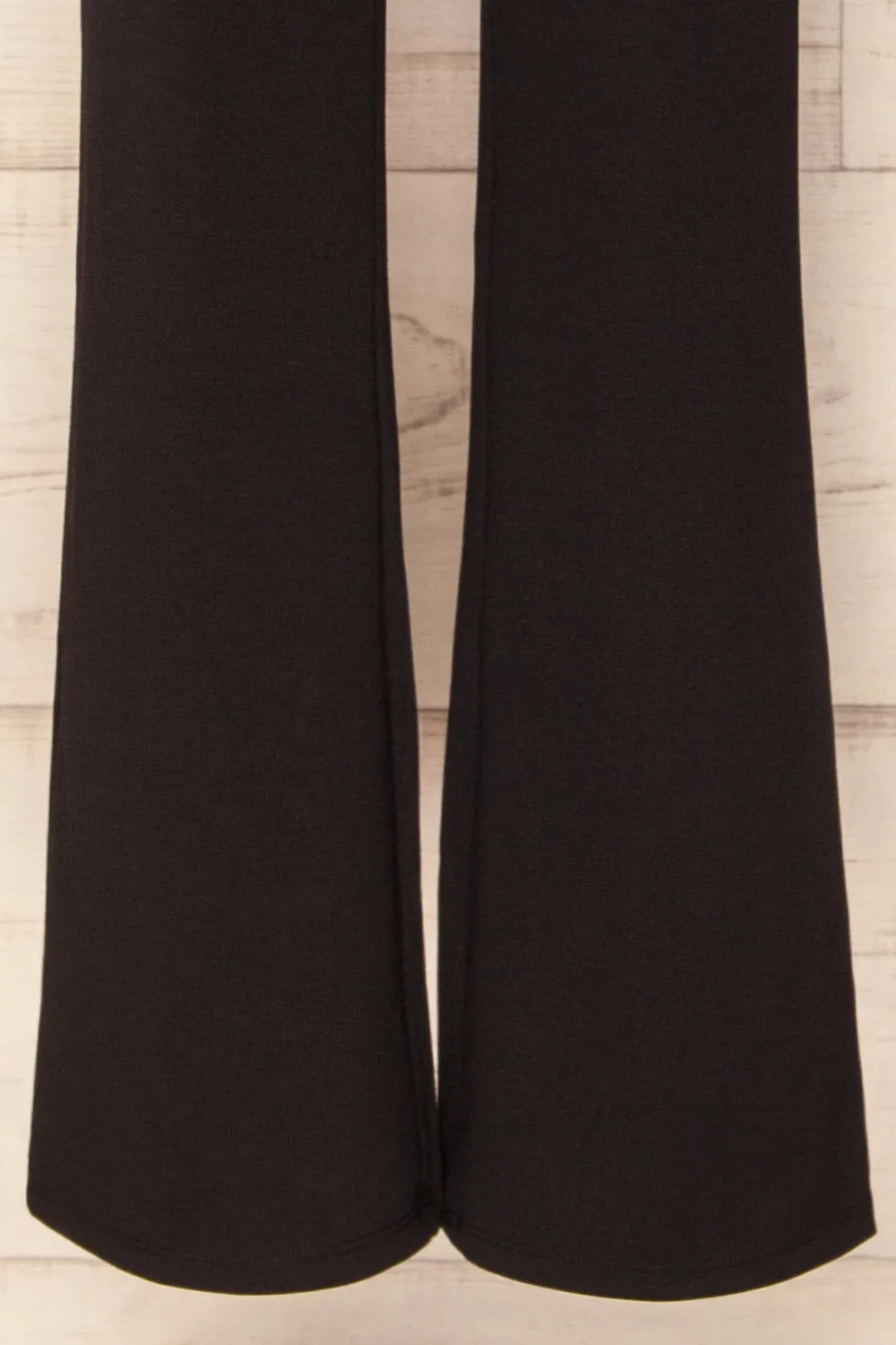 Gamora Black | High-Waisted Flared Pants