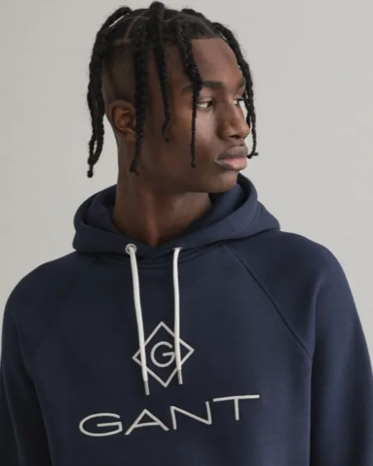 GANT - Lock Up Hoodie, Navy