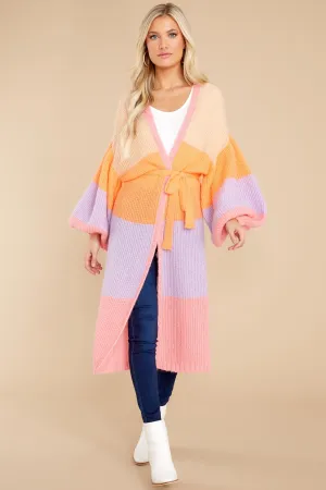 Giuliano Multi Pastel Long Vest