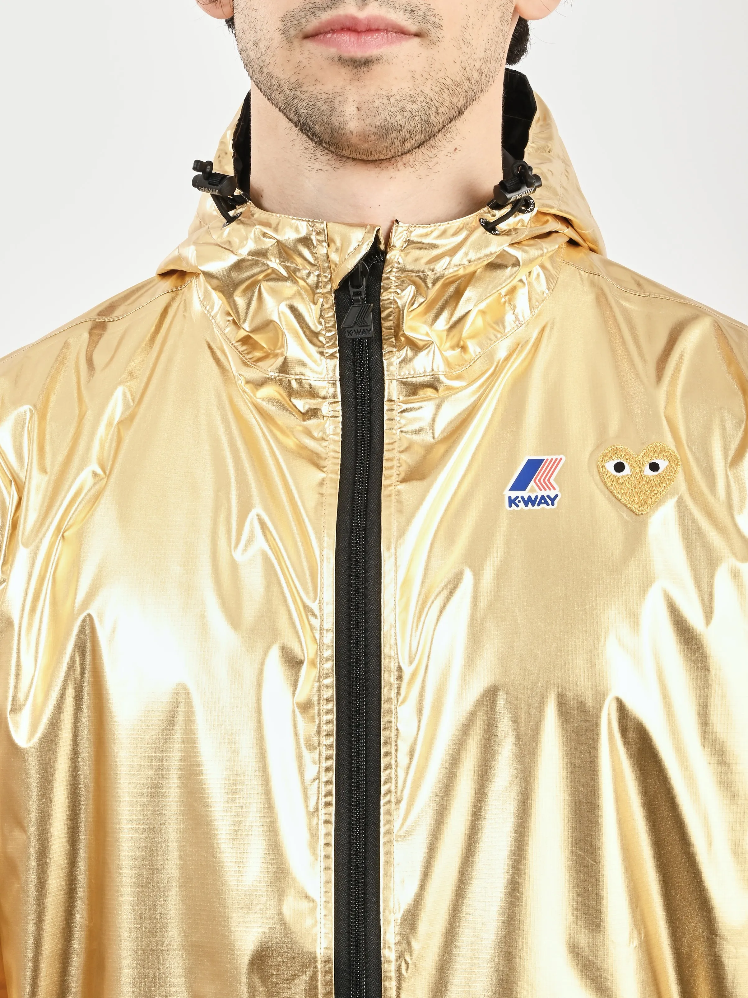 Gold K-Way Full Zip Hoodie