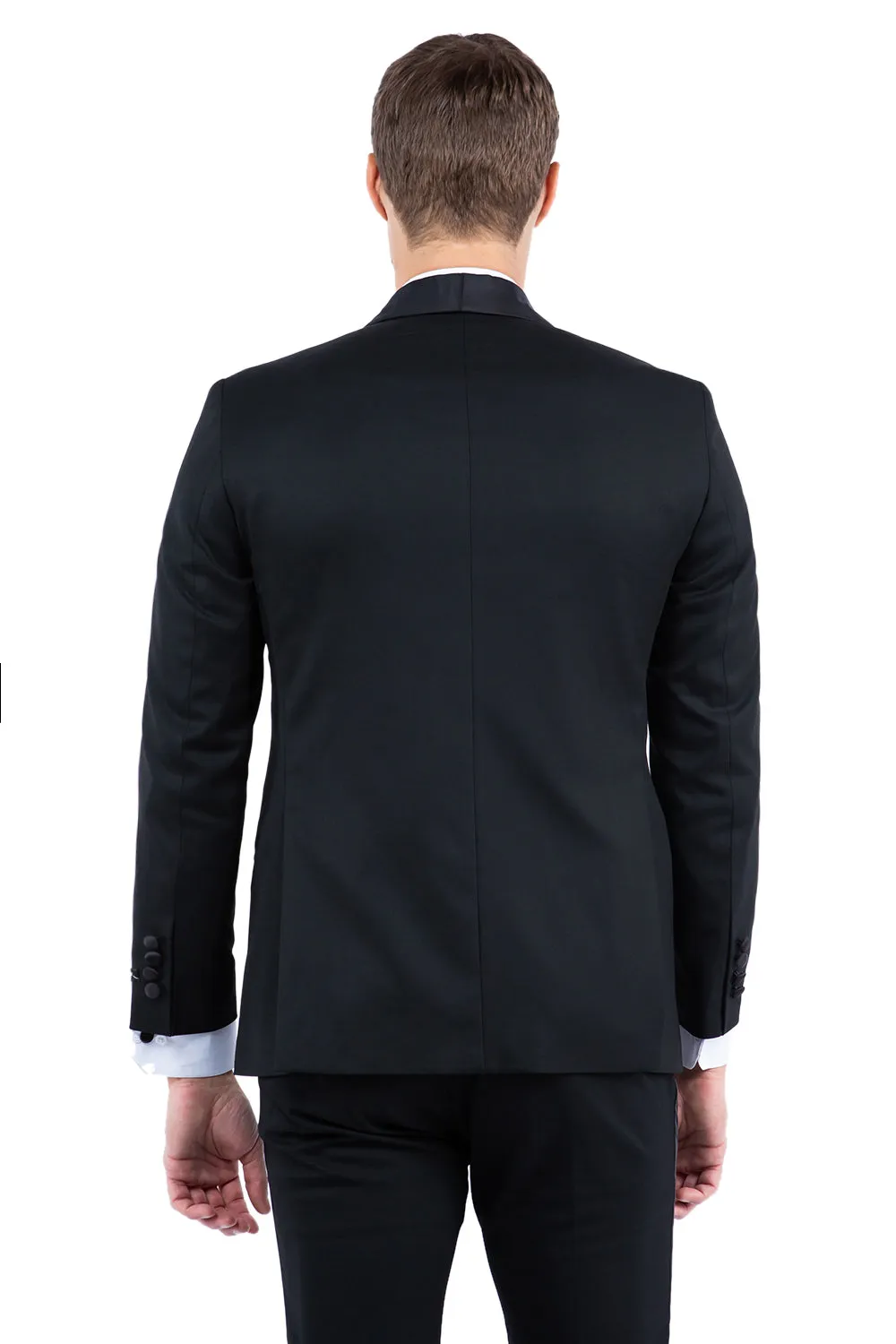 Gray Shawl Collar Tuxedo Jacket - Modern Fit