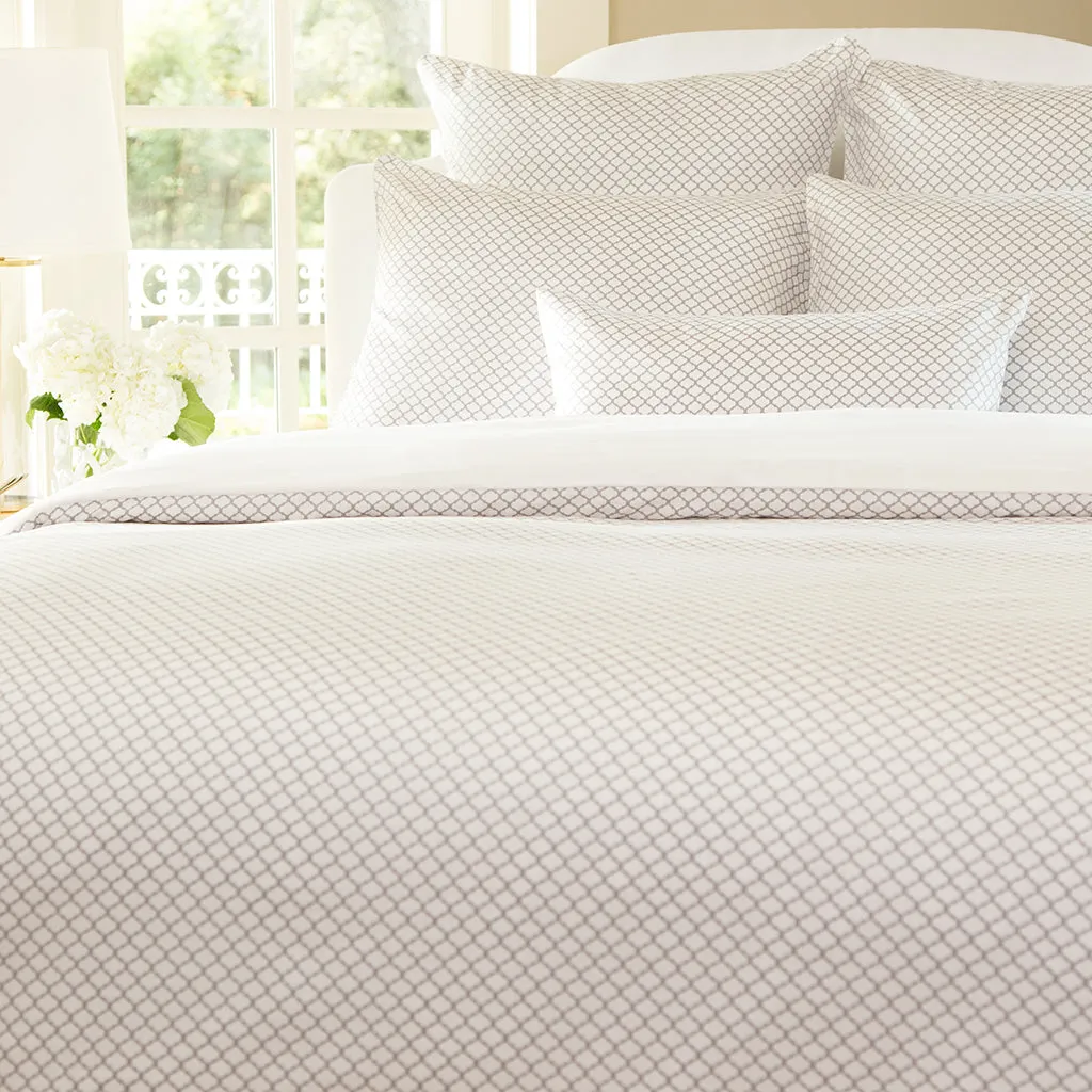 Grey Page Duvet Cover