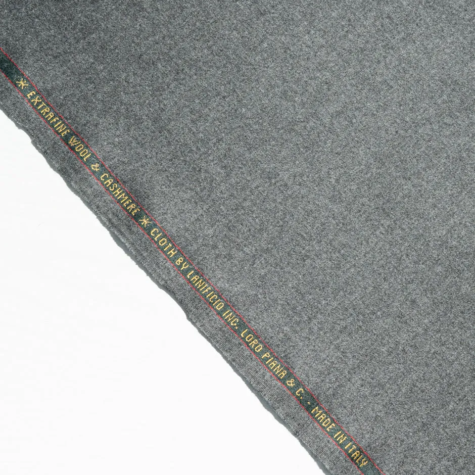 Grey Wool & Cashmere Storm Proof Coating