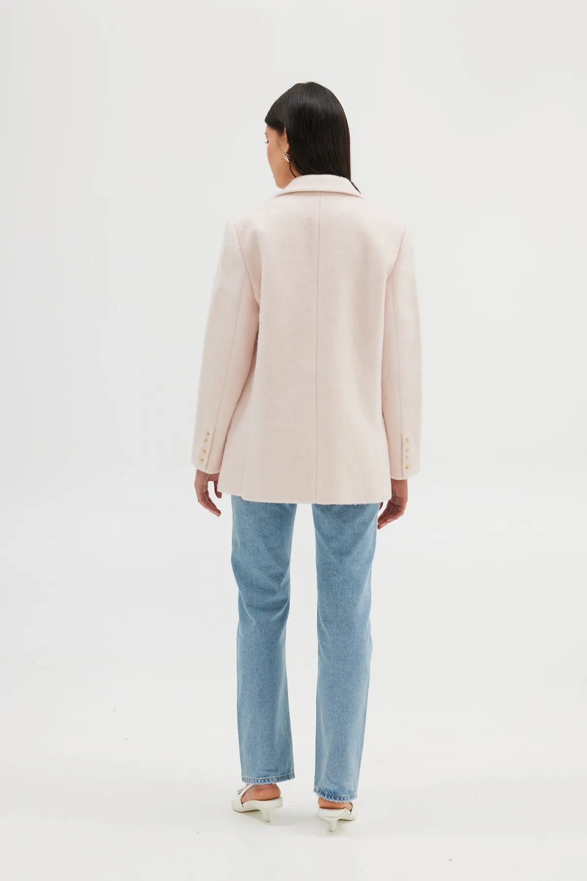 Harper Blazer - Blush Pink