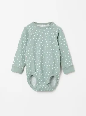 Heart Print Babygrow