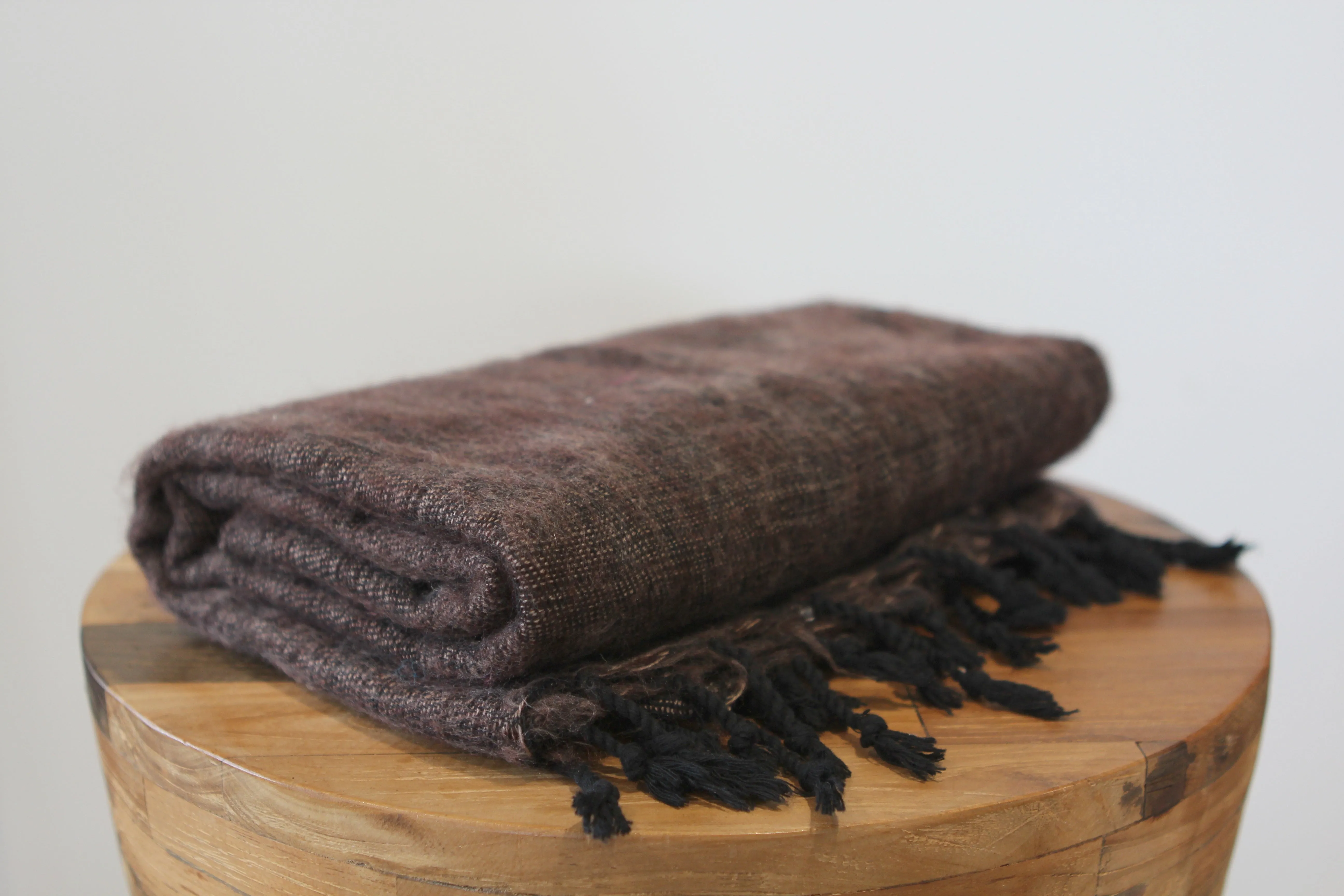 Himalayan Yak Shawl - Chocolate