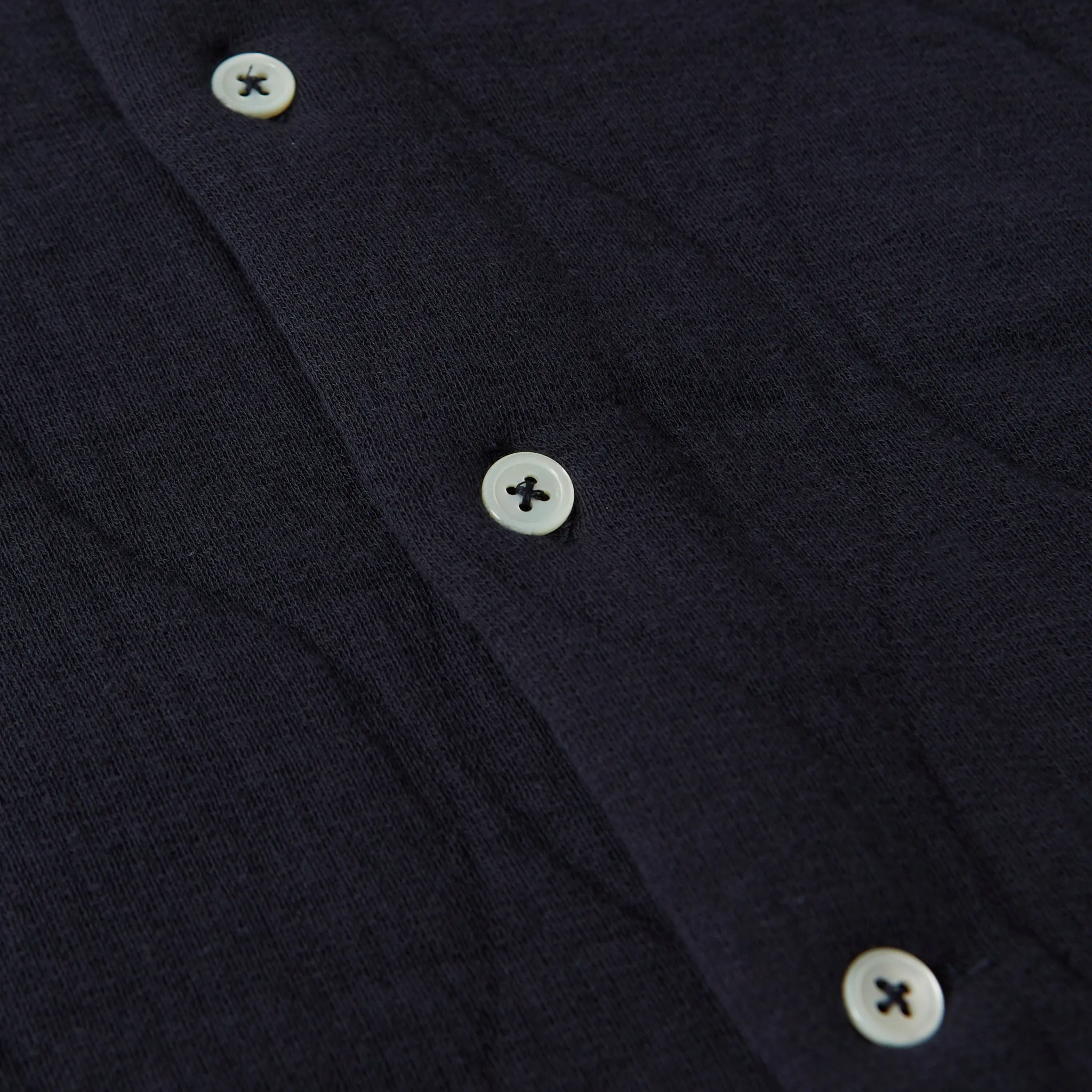 IKIJI - Cotton Kilt Cardigan Navy