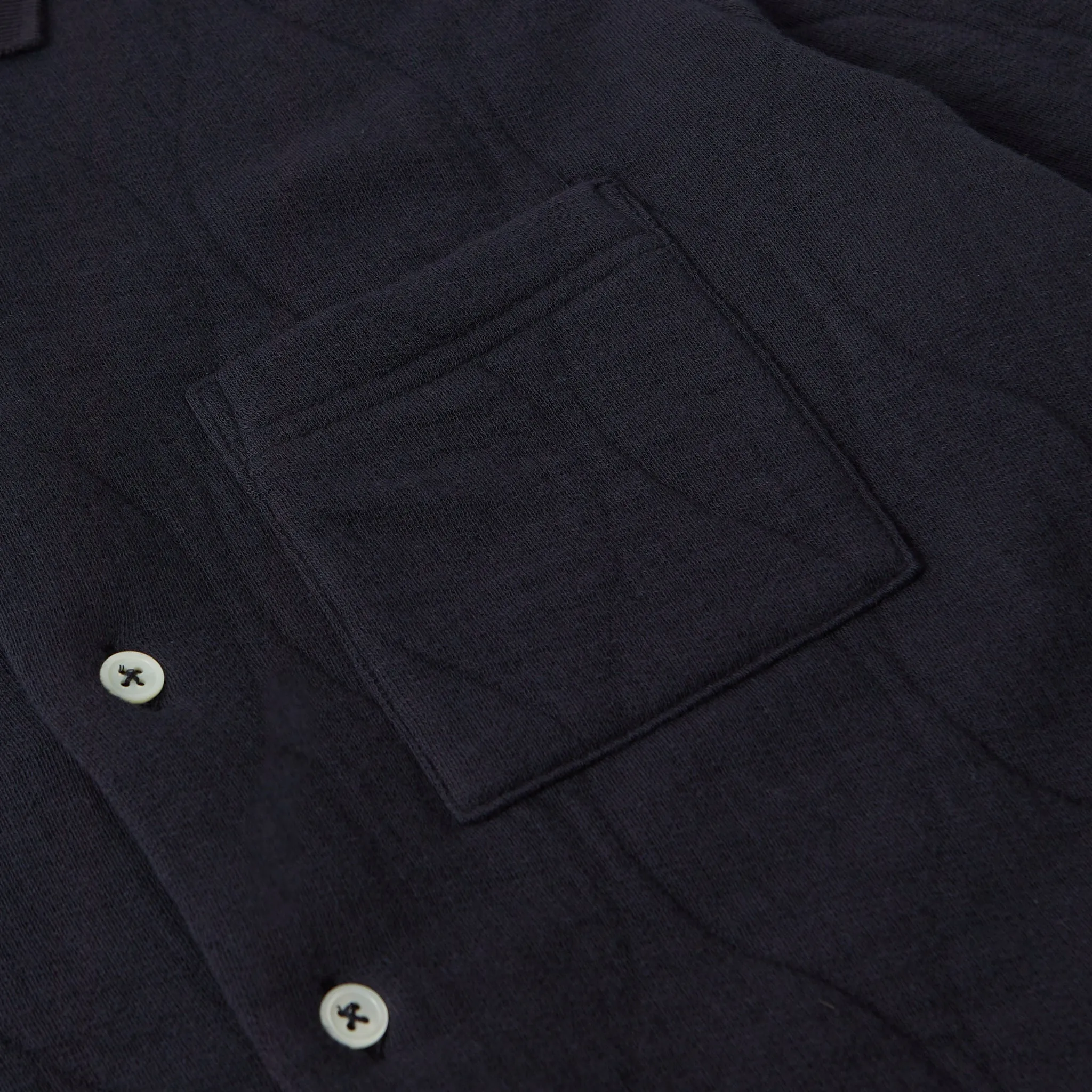 IKIJI - Cotton Kilt Cardigan Navy