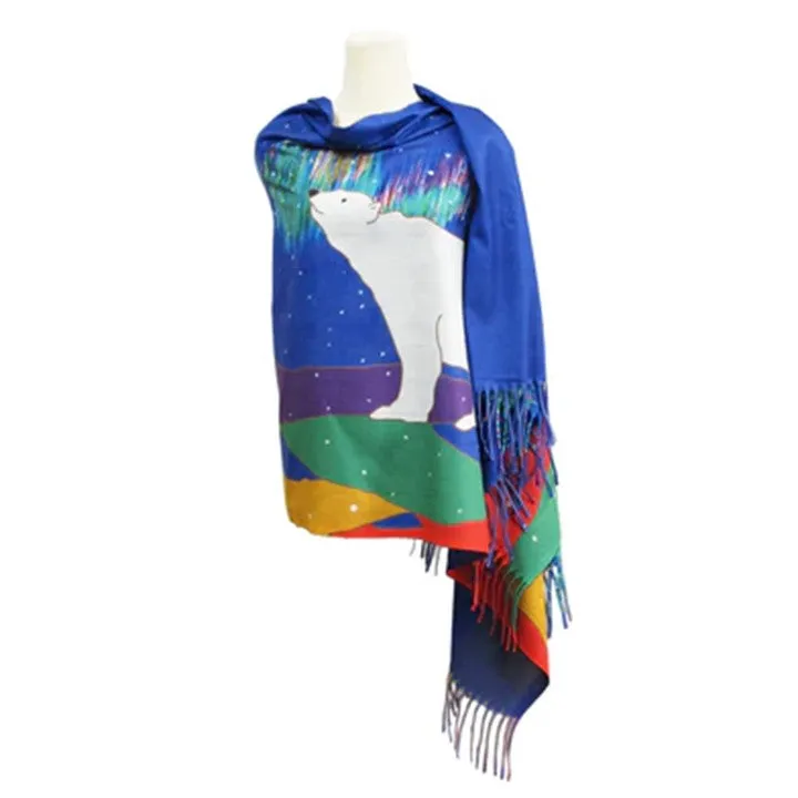 Indigenous Artist Collection: Eco Shawl: Sky Watchers by Dawn Oman