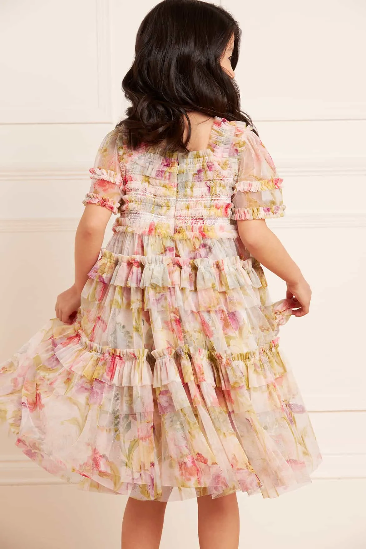 Iris Smocked Kids Dress