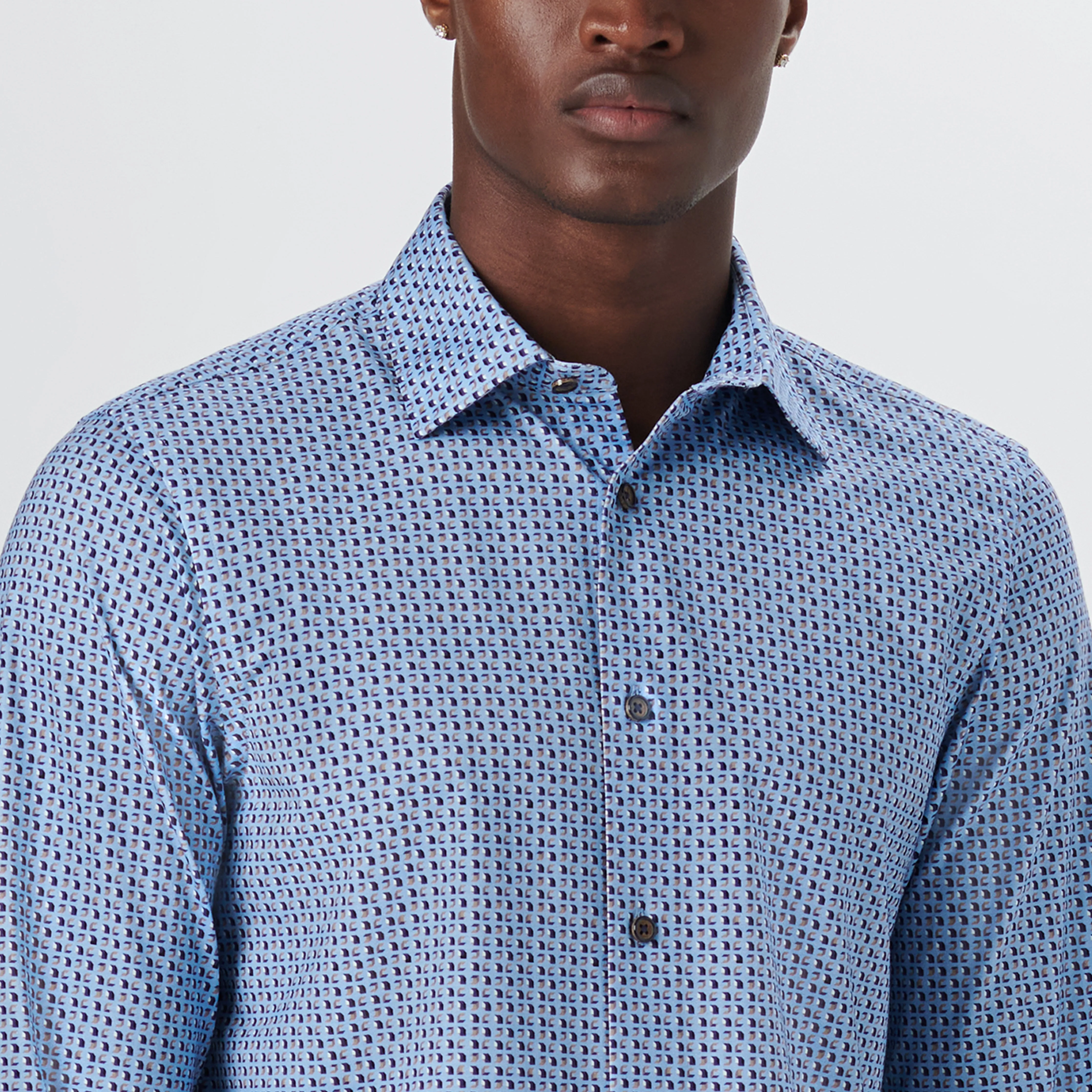 JAMES Cube Print OoohCotton Shirt