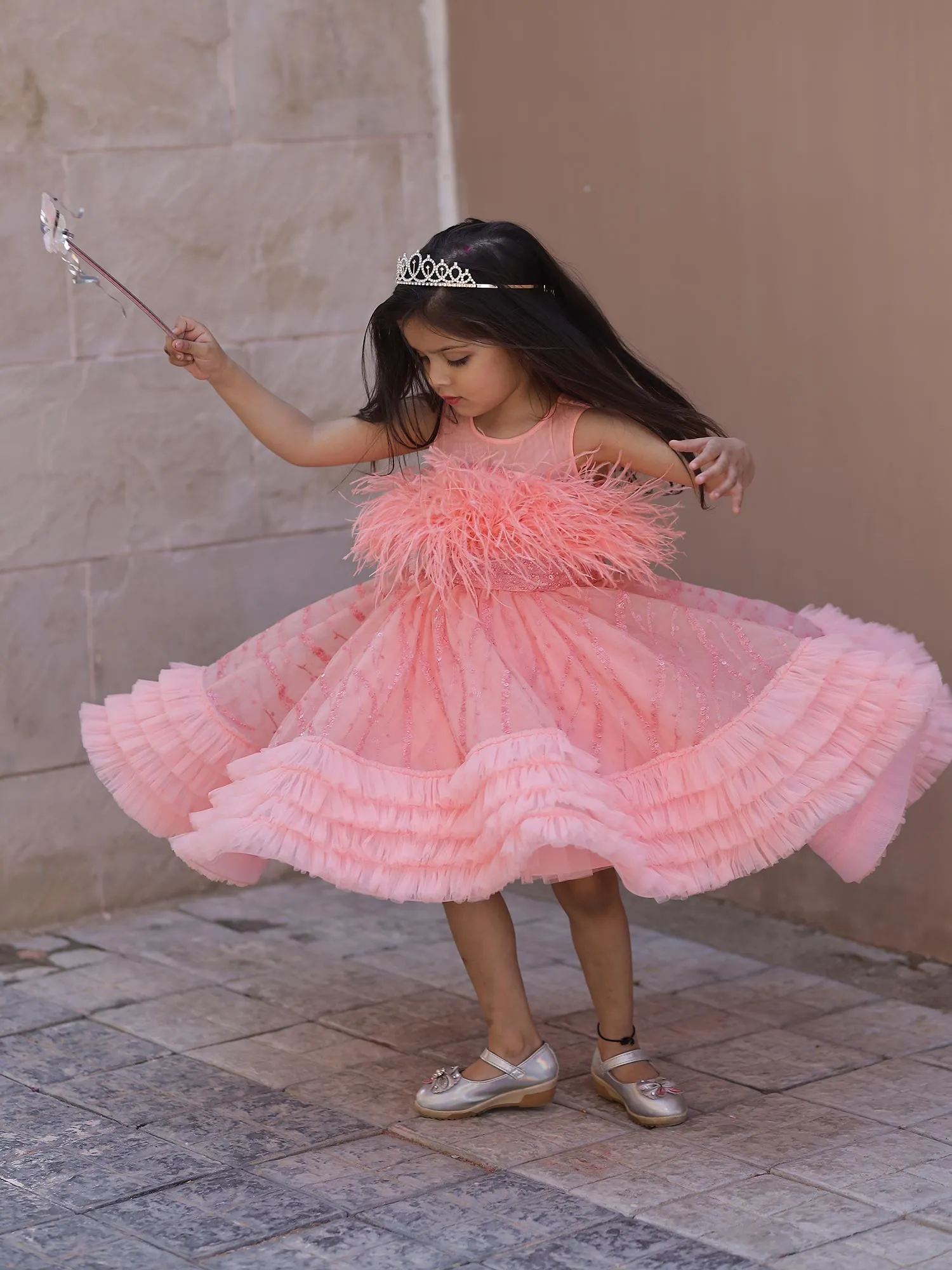 Janyas Closet Furry Party Princess Birthday Dress