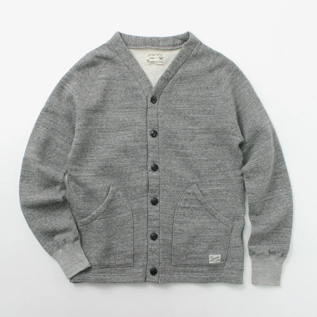 KEPANI / Sunset 2 Raffy brushed-lining sweatshirt cardigan