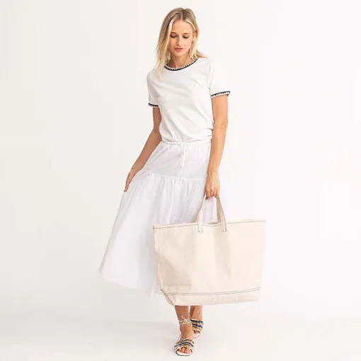 Kerri Rosenthal - Vacay Skirt in White