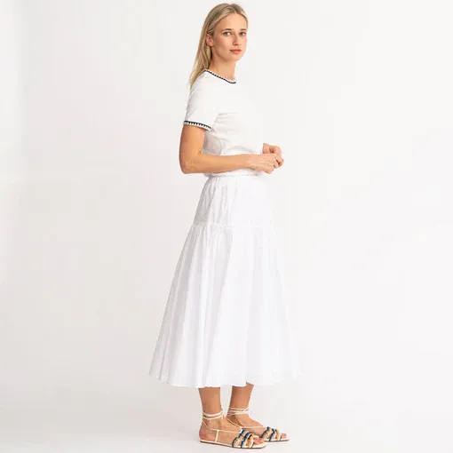 Kerri Rosenthal - Vacay Skirt in White