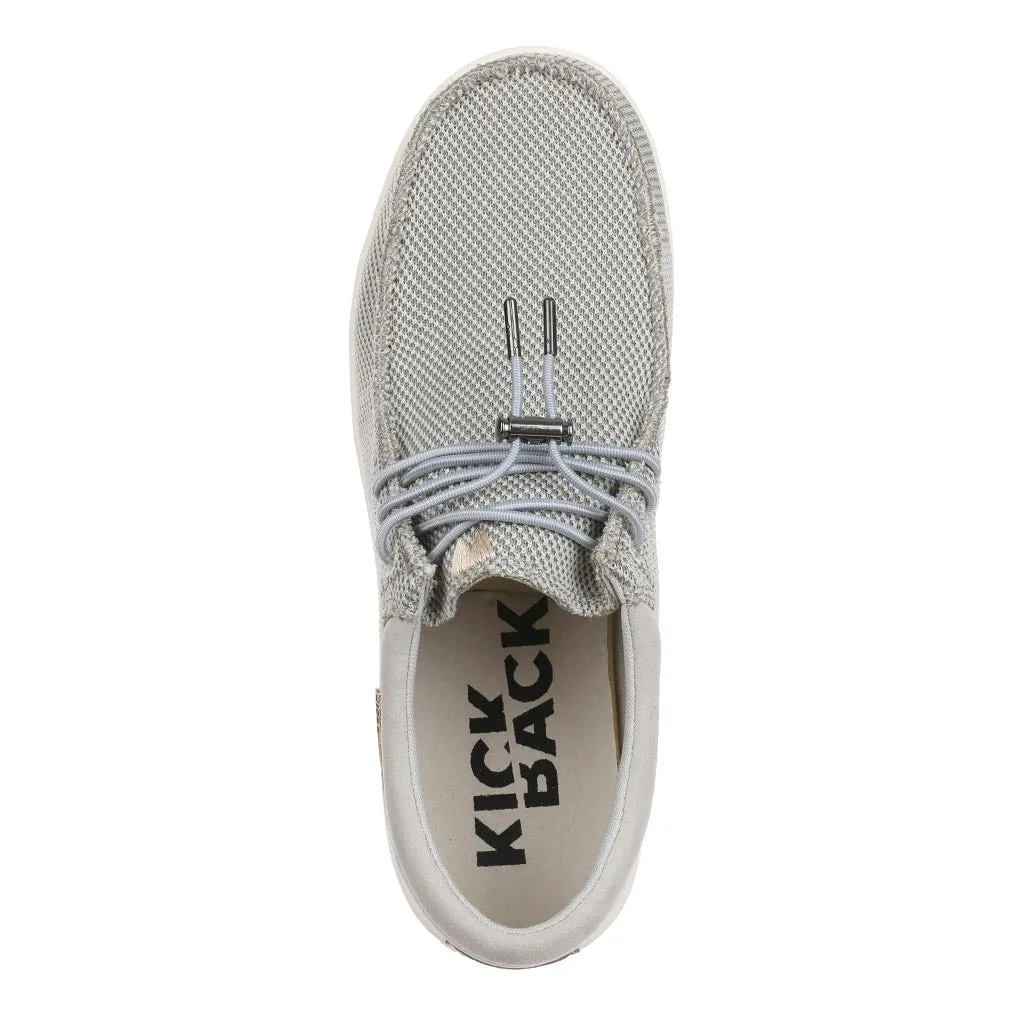 KickBack Men's Slip On Shoes - Haven Mesh Silver Grey