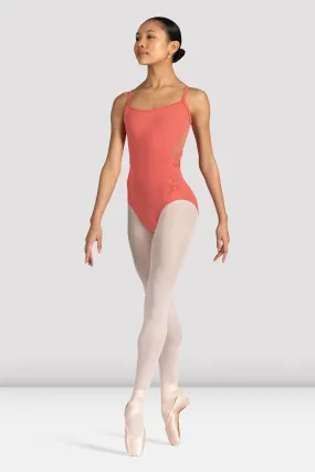 Ladies Zinnia Floral Scoop Neck Leotard