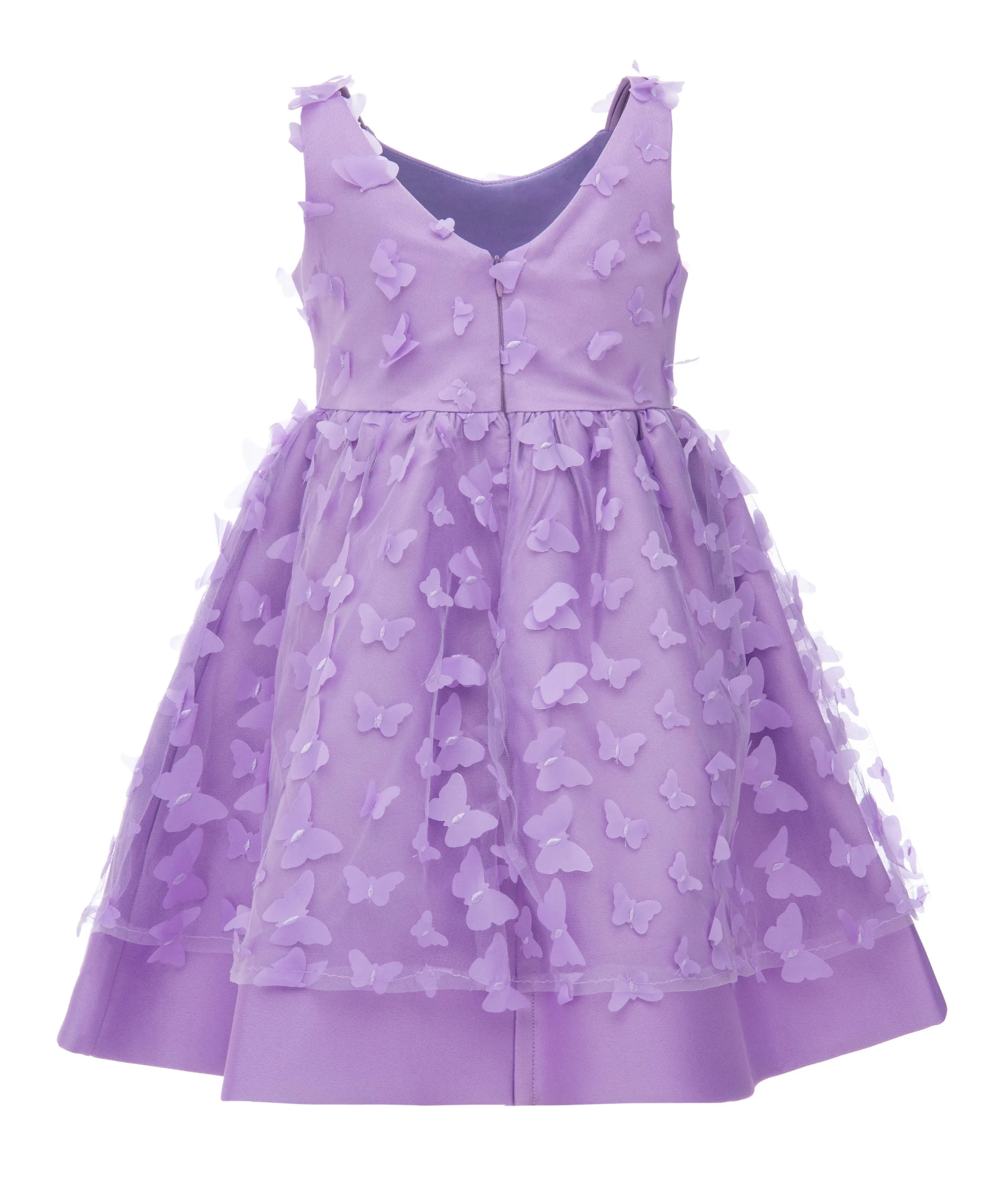 Lavender Mariposa Tulle Dress