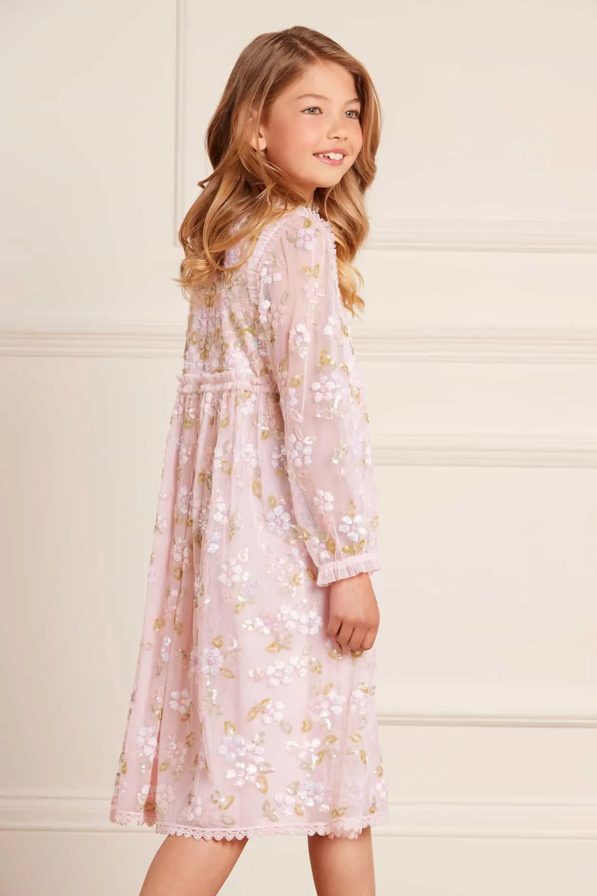 Lena Long Sleeve Kids Dress