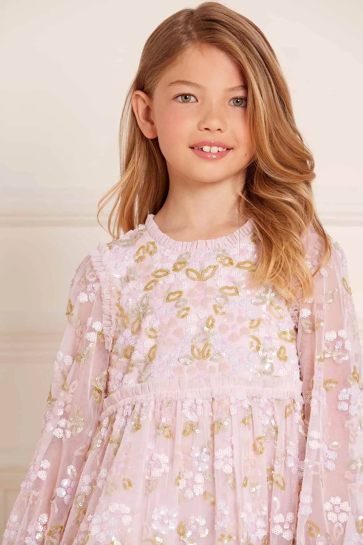 Lena Long Sleeve Kids Dress