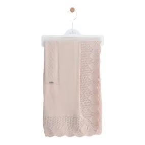 leo king - Knitted Blanket, Beige