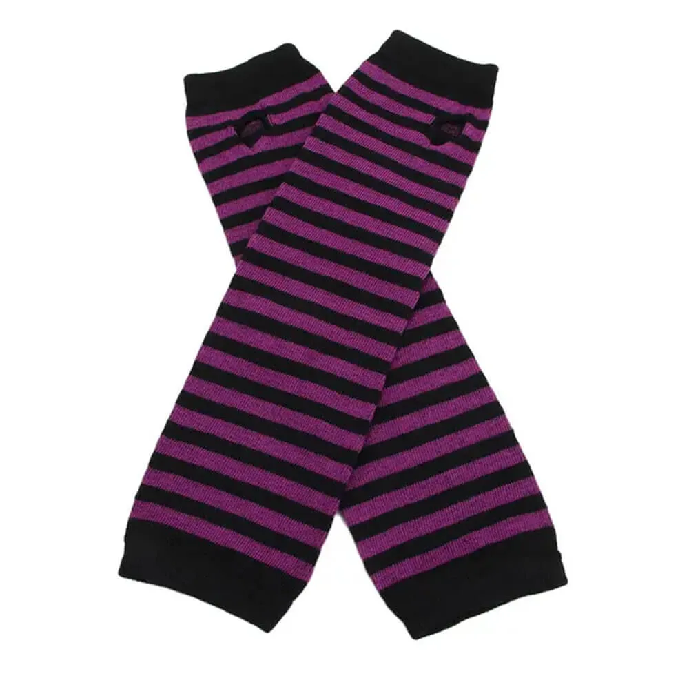 Like It's 2007 Striped Arm Warmers