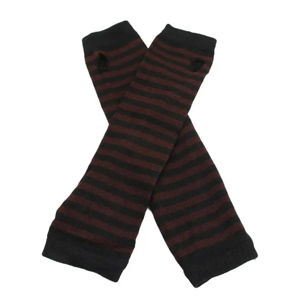 Like It's 2007 Striped Arm Warmers