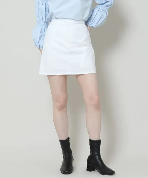 LINEN MINI SKIRT