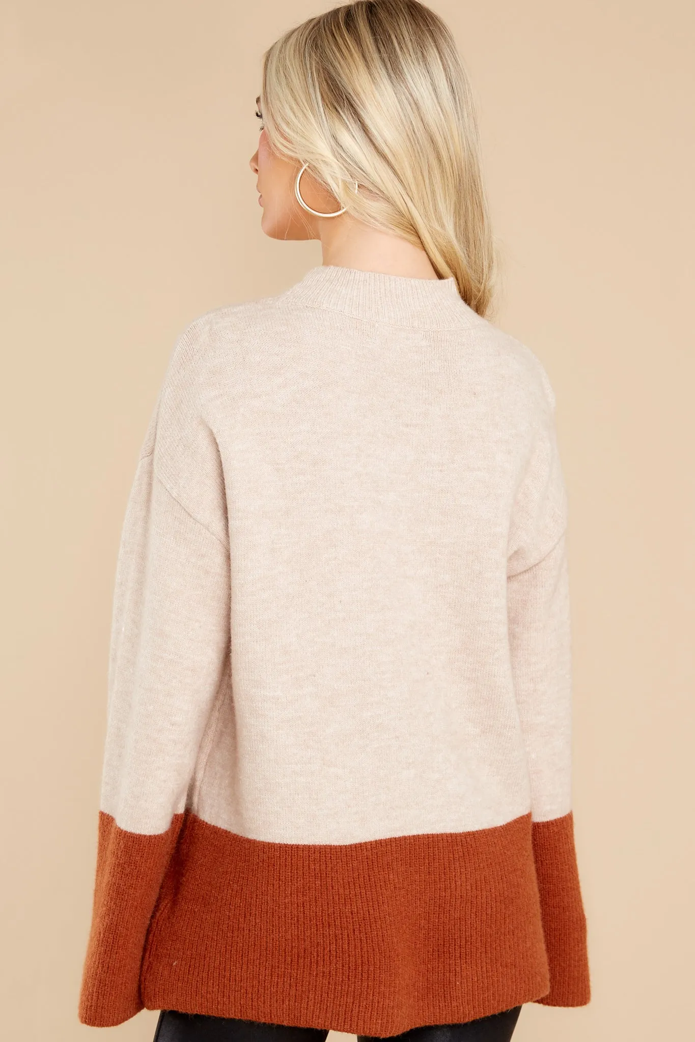 Live Your Truth Beige Sweater