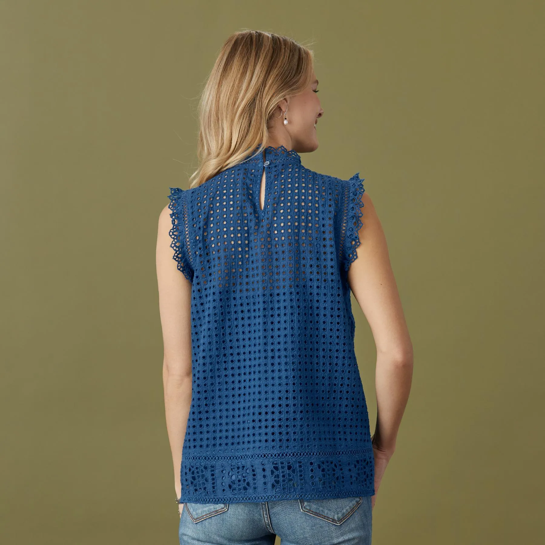 Lyra Eyelet Top