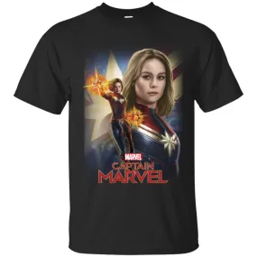 Marvel Captain Marvel Powers Portrait Men Cotton T-Shirt