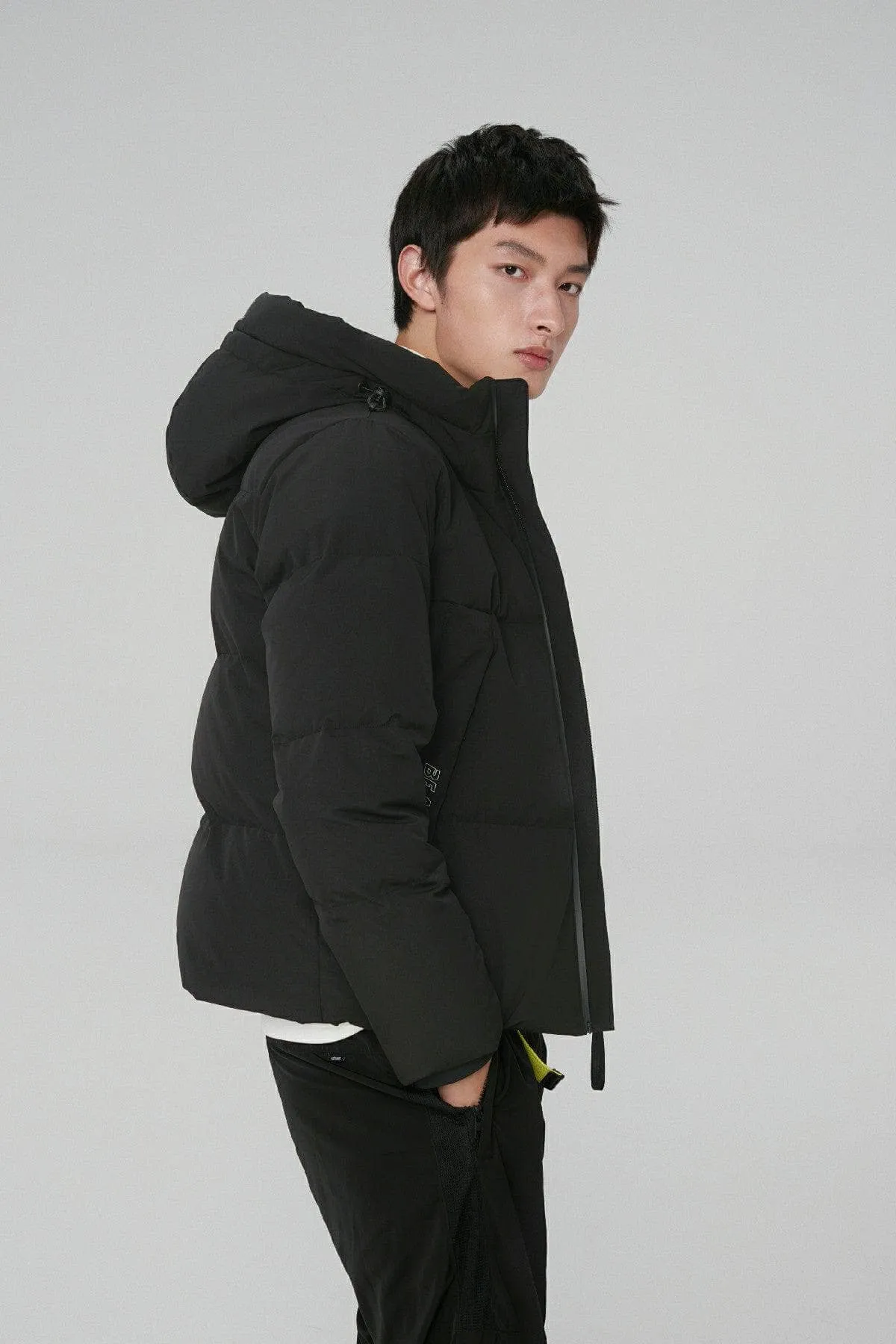 Men's Cropped Hooded Parka