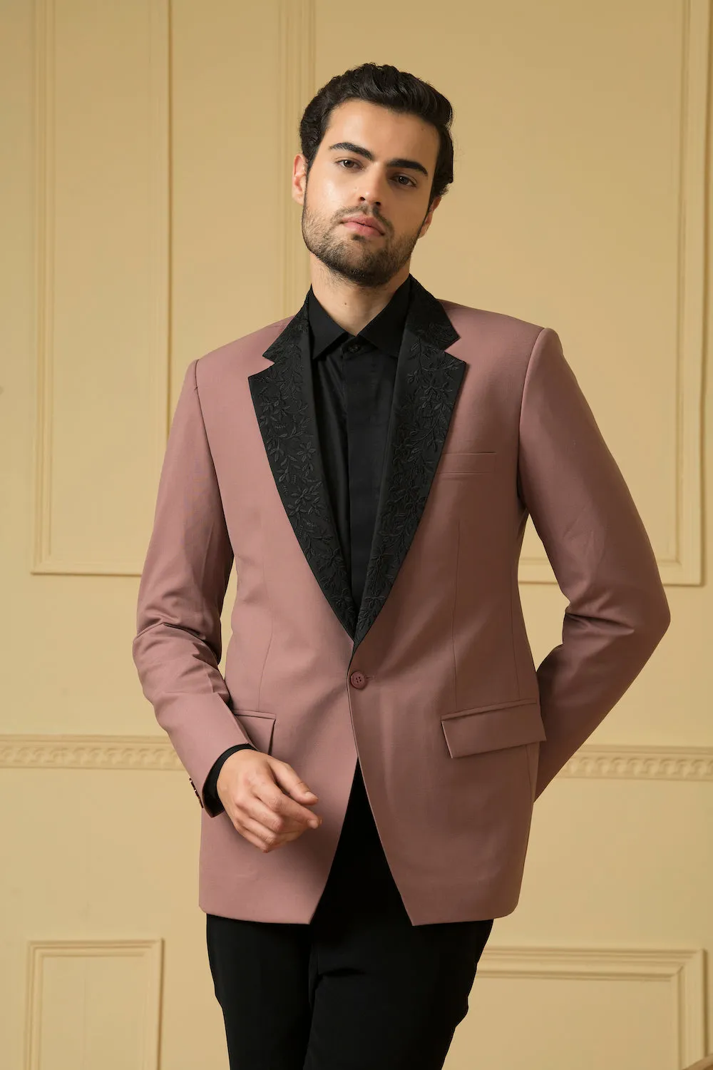 Men's Dark Mauve Blazer - Hilo Design