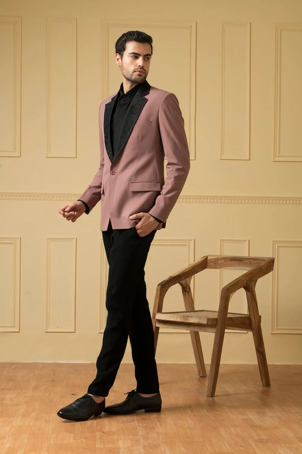 Men's Dark Mauve Blazer - Hilo Design