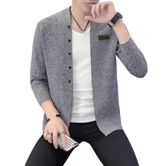 Men's Slim-Fit Stylish Knitted Cardigan