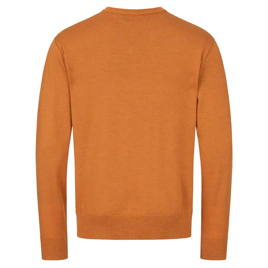 Merino V-Neck Sweater - Rust by Blaser