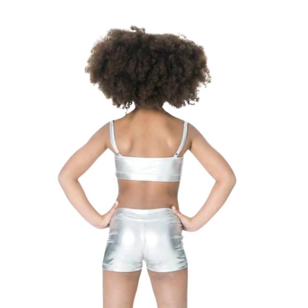 Metallic Camisole Crop Top Child