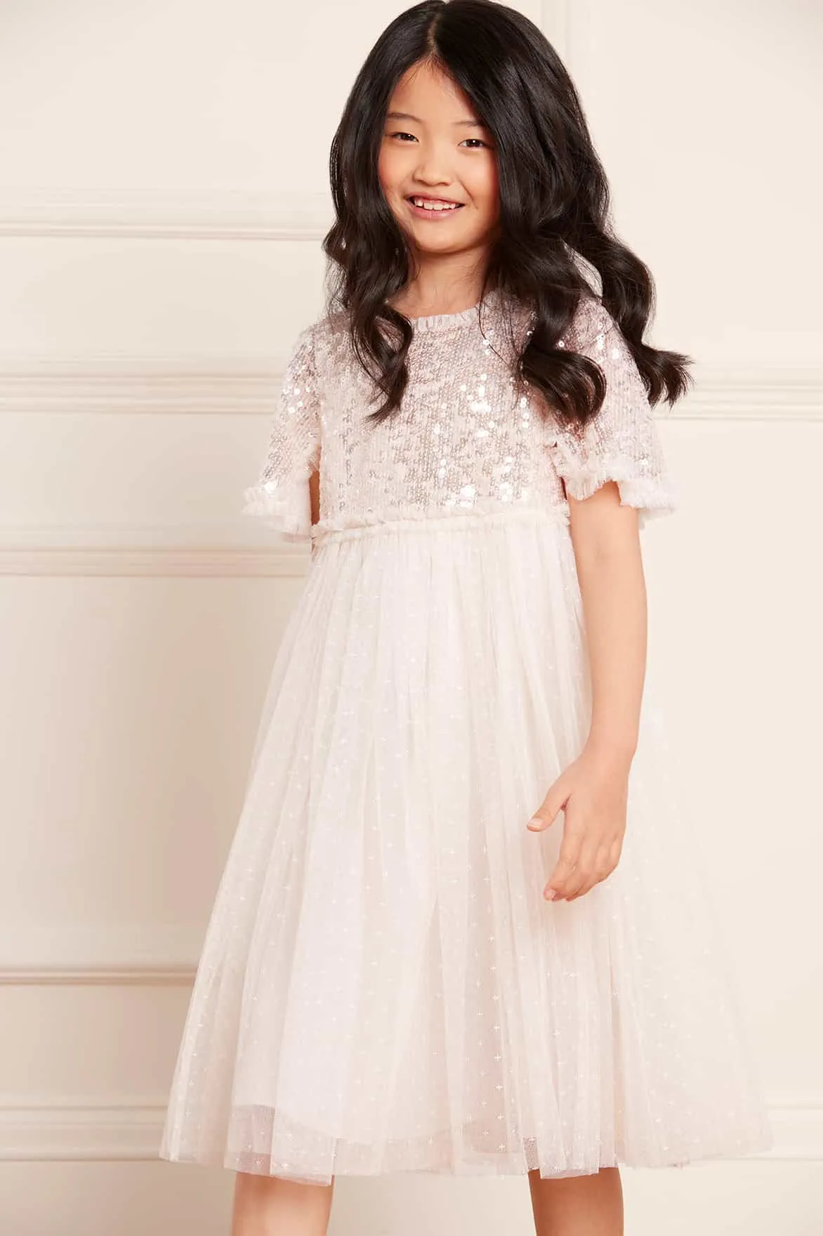 Mila Gloss Bodice Kids Dress