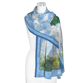 Monet Woman Parasol Silk Blend Women's Fashion Shawl