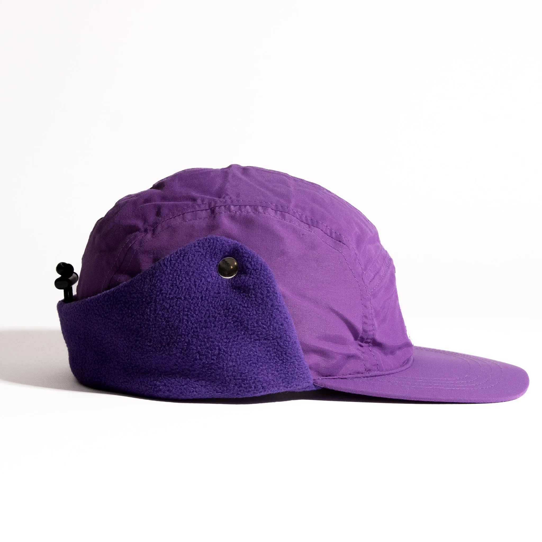 Moomintroll Nylon Cap With Ear Warmer - Purple