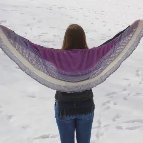 Moonbeam Crescent Shawl Knitting Pattern