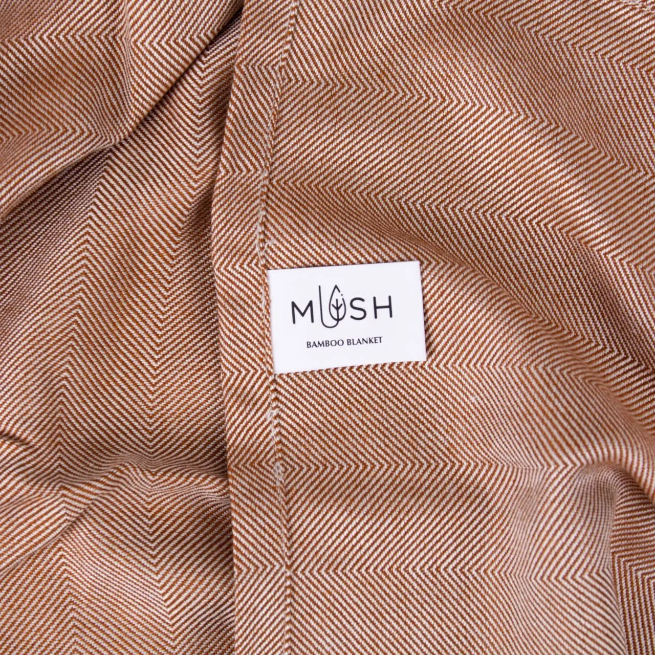 Mush Ultra-Soft, Light Weight & Thermoregulating, All Season 100% Bamboo Blanket & Dohar (Brown, Small - 3.33 x 4.5 ft)