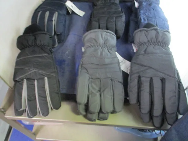 New Grand Sierra Taslon Men's Snow Gloves Size Large