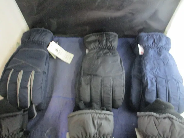 New Grand Sierra Taslon Men's Snow Gloves Size Large