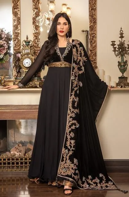 Nilofer Shahid - Crystal Majesty - Swiss Georgette - 3 Piece