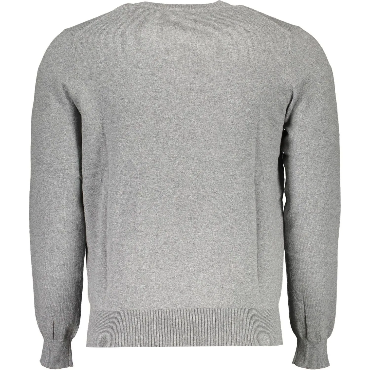 North Sails Gray Cotton Men Sweater