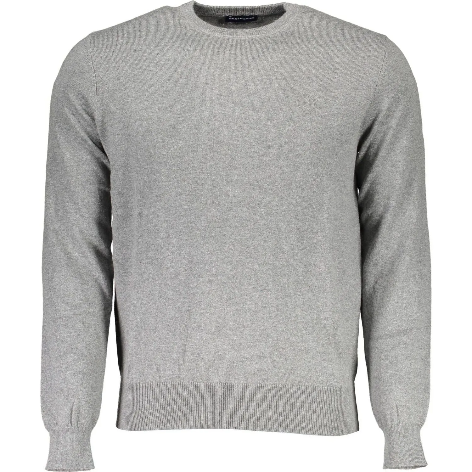 North Sails Gray Cotton Men Sweater