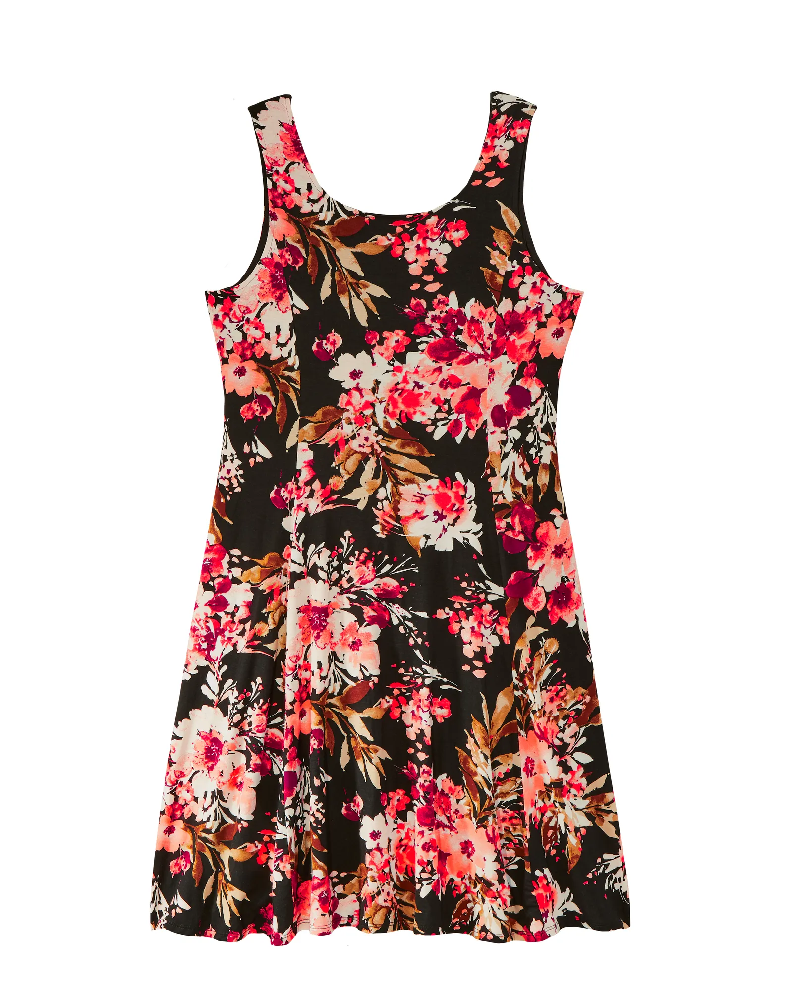 Oakland Tie-Waist Dress | Black / Pink