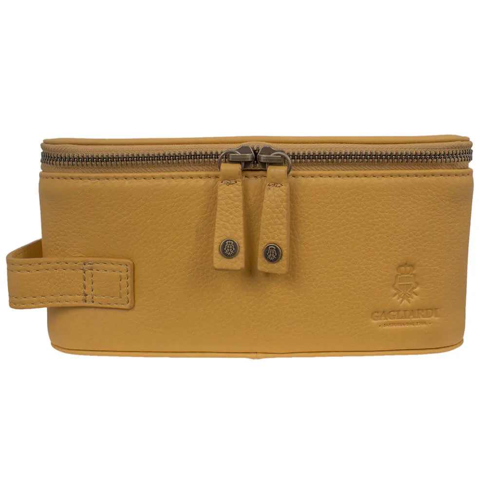 Ochre Yellow Washbag