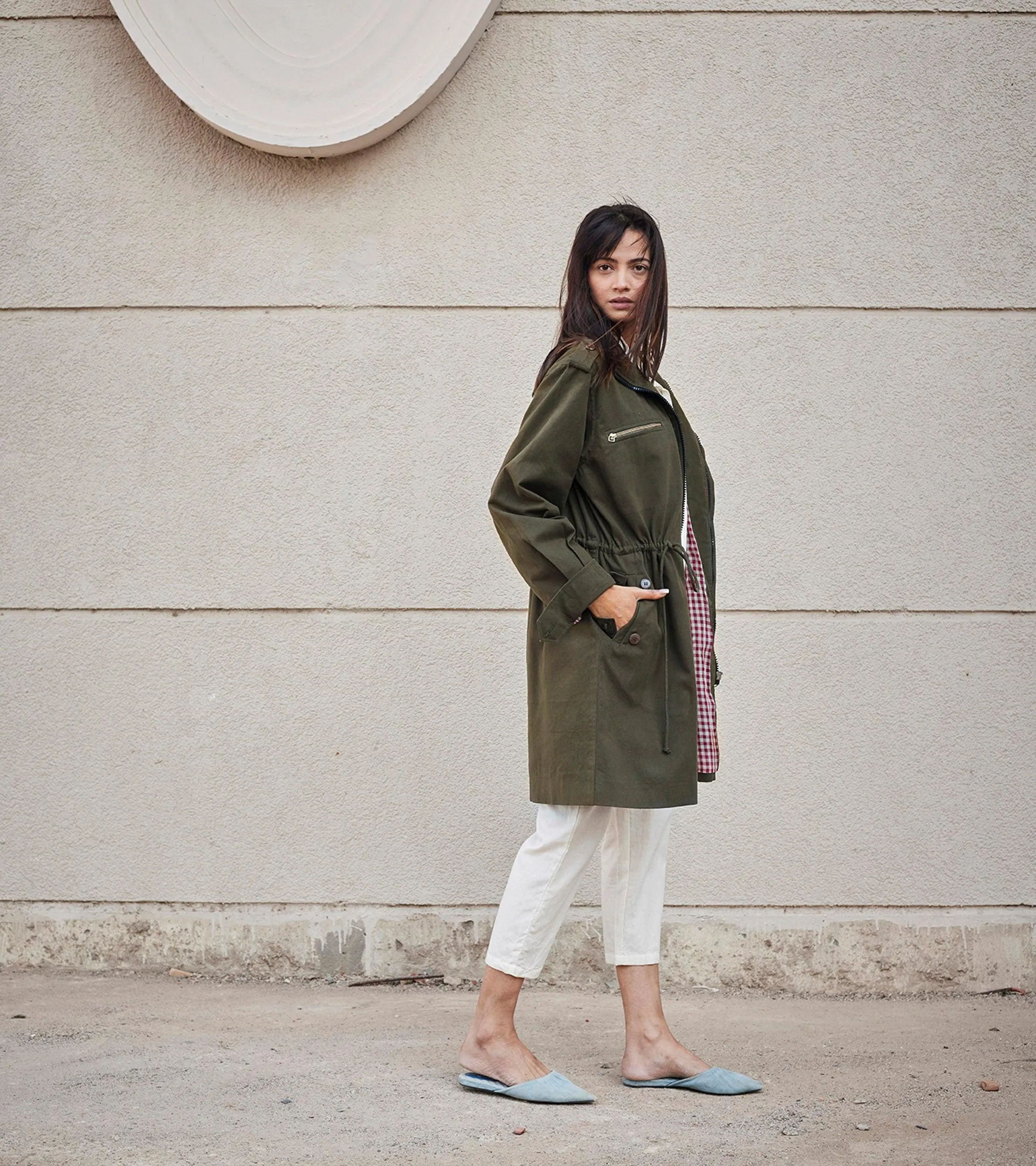 Olive Parka Jacket